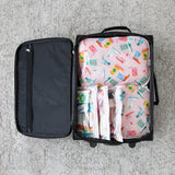Bumkins Packing Cube 2 Pack + Clear Travel Bag 3 Pack Set: Boots keeps your suitcase organized and tidy for every trip.