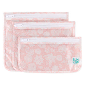 Clear Travel Bag 3-Pack: Lace