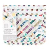 Bumkins Clear Travel Bag 3 Pack: Mickey & Friends Varsity is shown with its packaging tag.