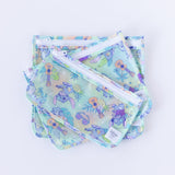 Bumkins Clear Travel Bag 3 Pack: Aloha Stitch is shown stacked on a white background.