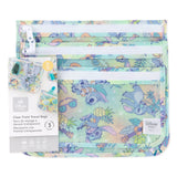 Bumkins Clear Travel Bag 3 Pack: Aloha Stitch is shown with its packaging tag.