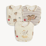 Magnetic Me 3-Pack Bibs: eco-friendly Where the Wild Things Are designs with stripes & playful monsters for your little one.