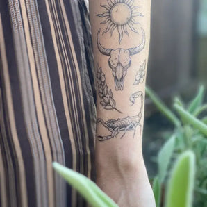 NatureTats, Temporary Tattoo Sunlit South