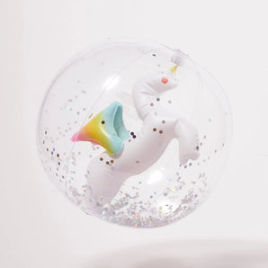3D Inflatable Beach Ball, Unicorn