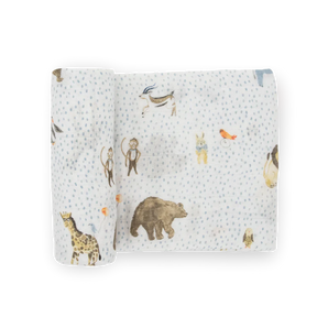 Cotton Swaddle, Party Animals