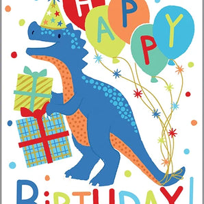Birthday Card, Birthday Dino Kids