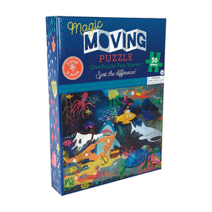 50 Piece Magic Moving Puzzle, Sea