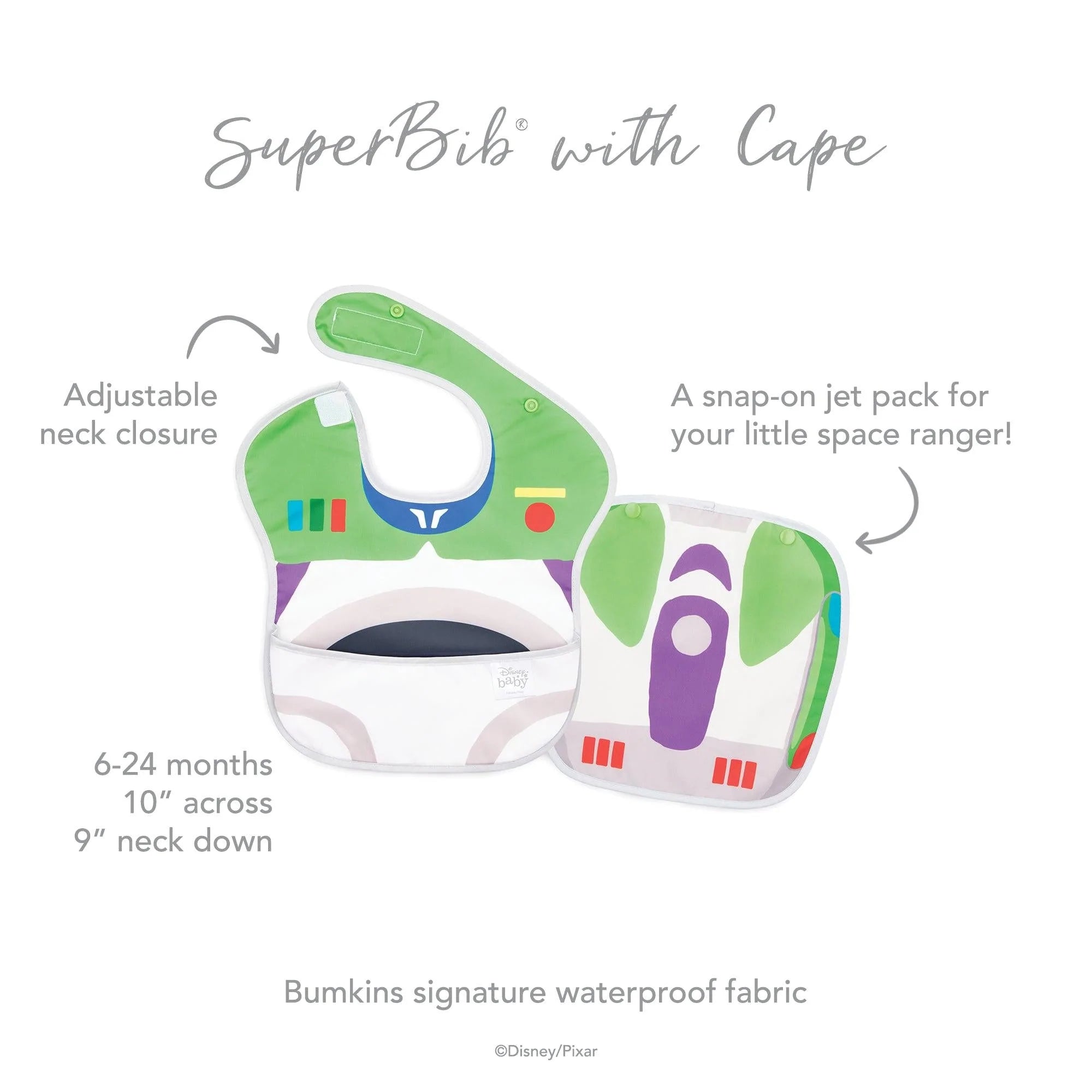 Caped SuperBib: Buzz - Bumkins