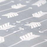 Close-up of water droplets on Bumkins SuperBib®: Arrow.