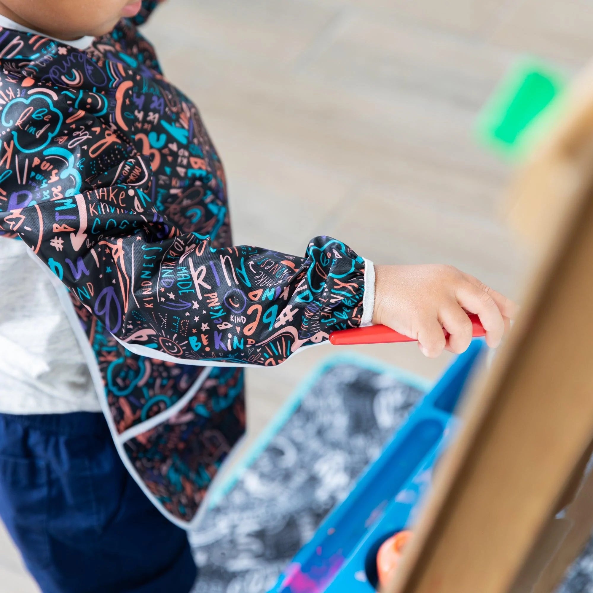 Long-Sleeved Art Smock: Channel Kindness - Bumkins