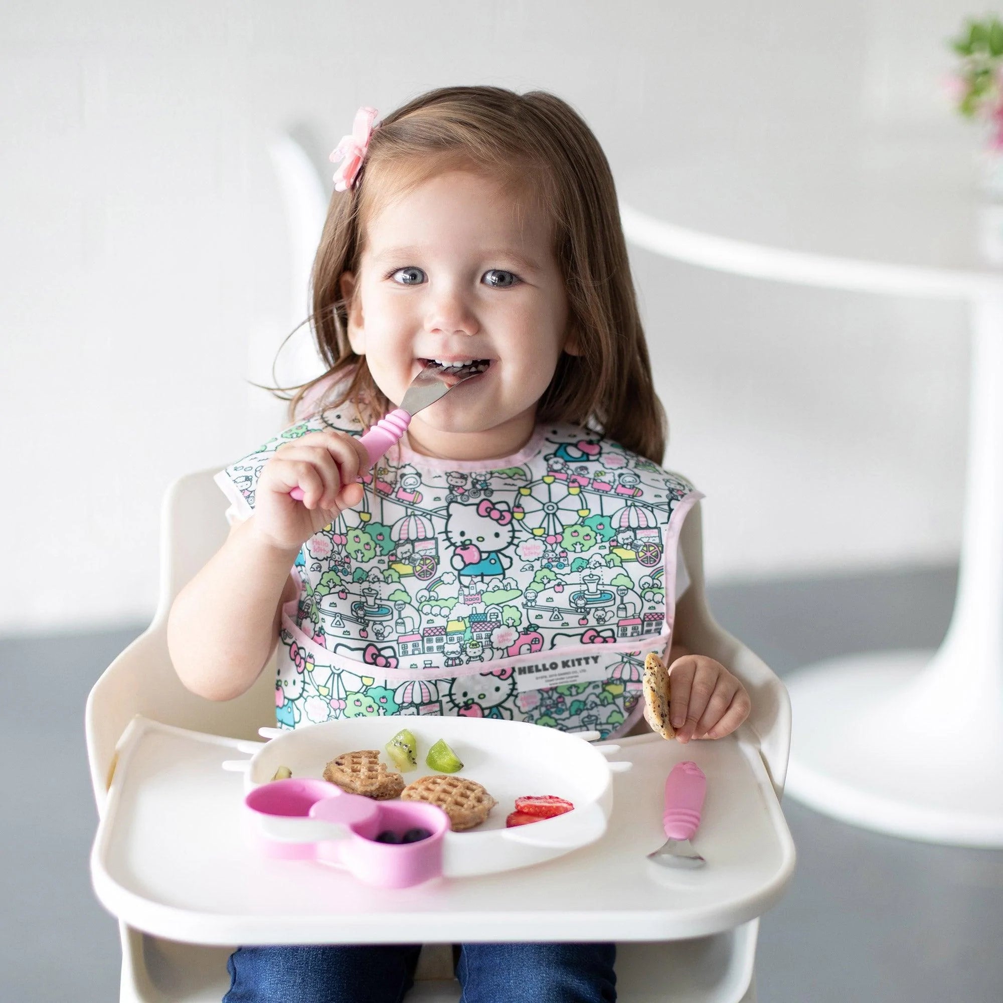 Silicone Grip Dish: Hello Kitty® - Bumkins