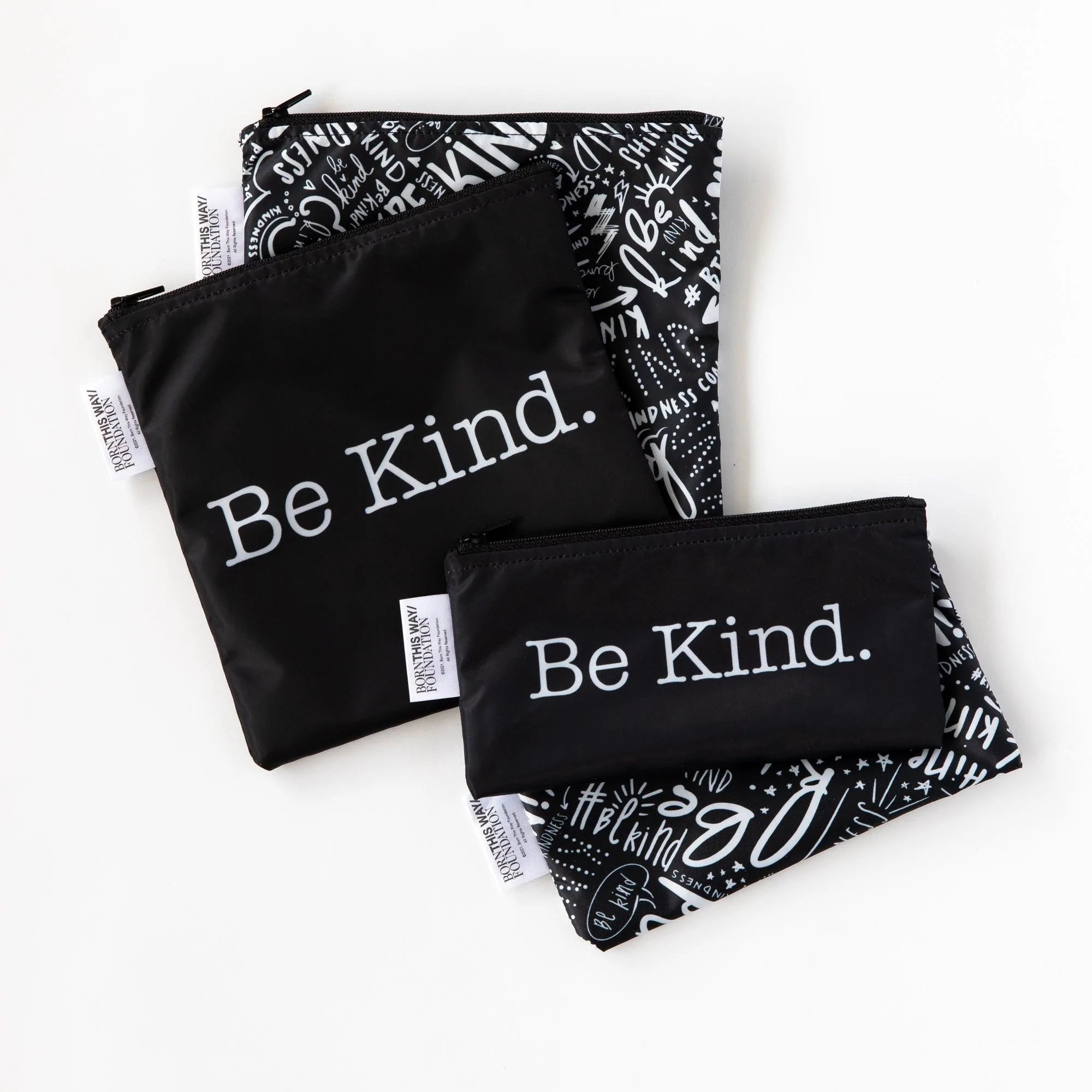 Born This Way Foundation On-The-Go Bags Gift Bundle, Be Kind - Bumkins
