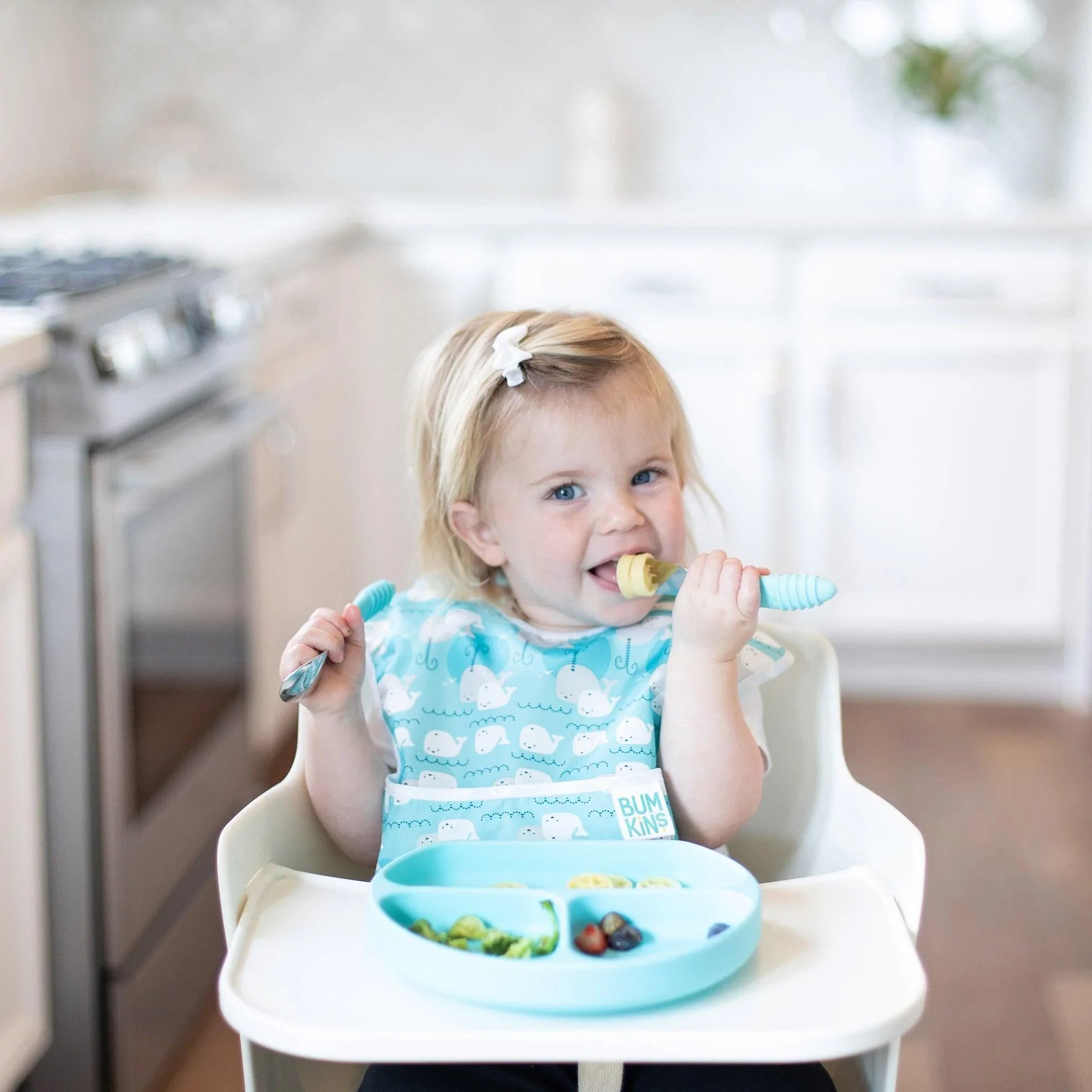 SuperBib® 3 Pack: Sea Friends, Gray Chevron, & Whales Away - Bumkins