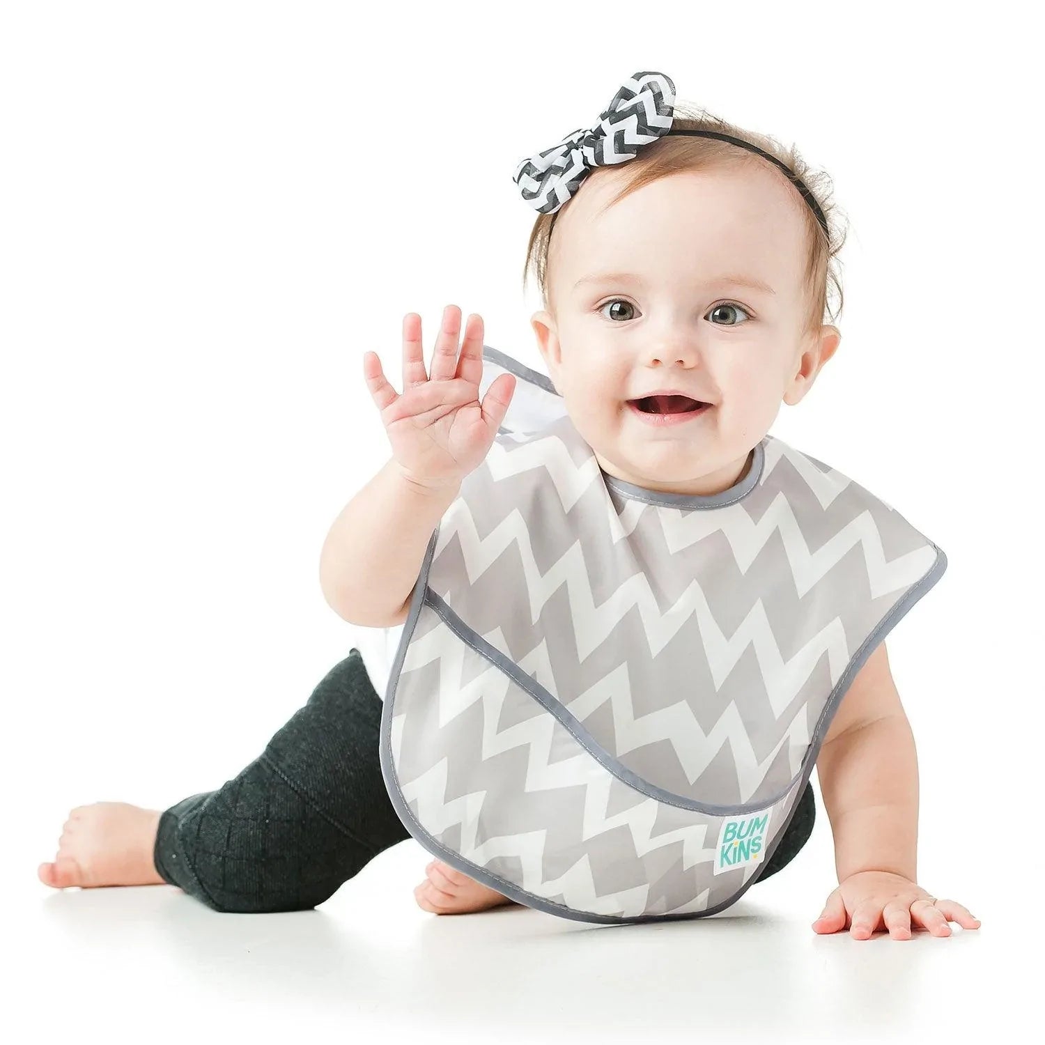 SuperBib® 3 Pack: Sea Friends, Gray Chevron, & Whales Away - Bumkins