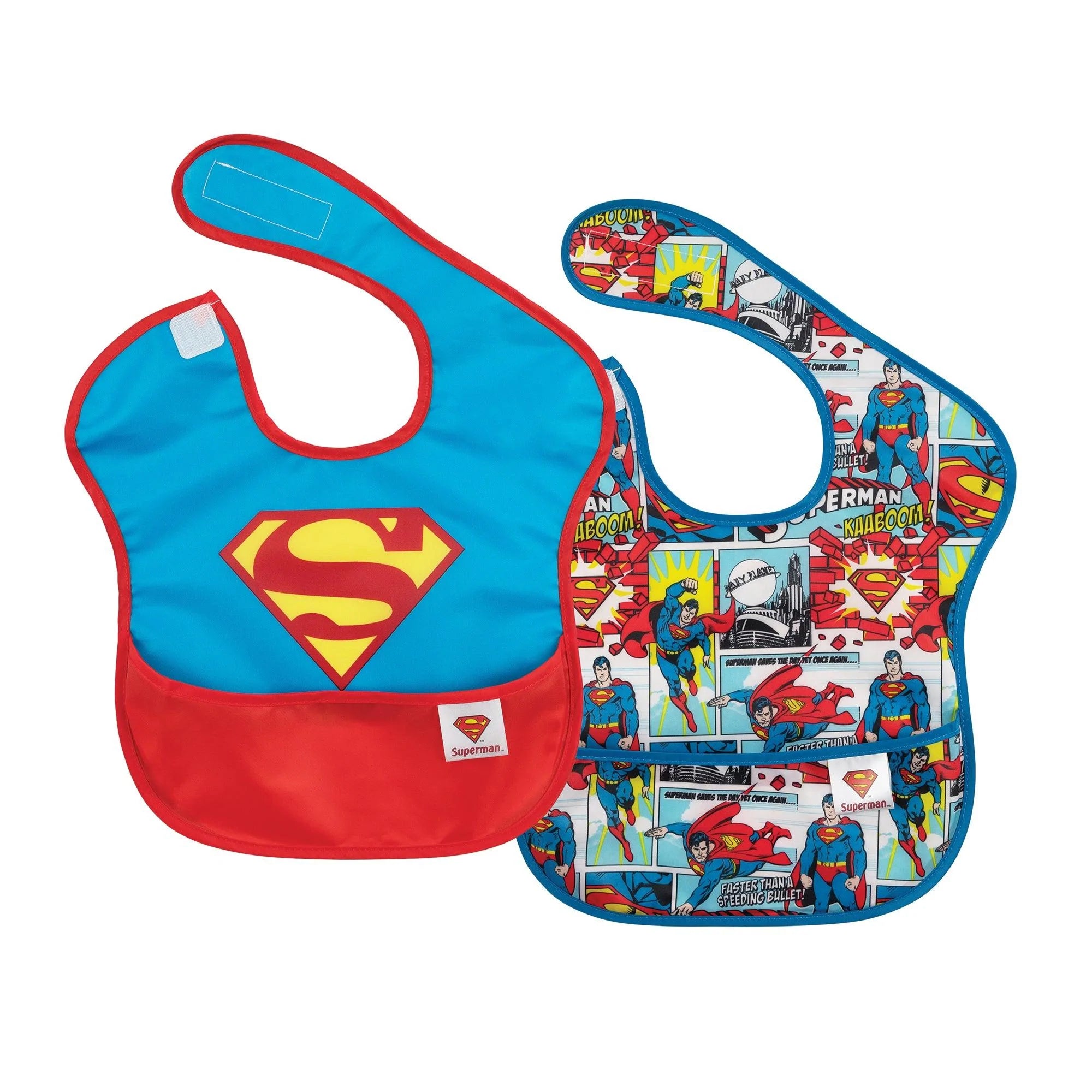 SuperBib® 2 Pack: Superman - Bumkins