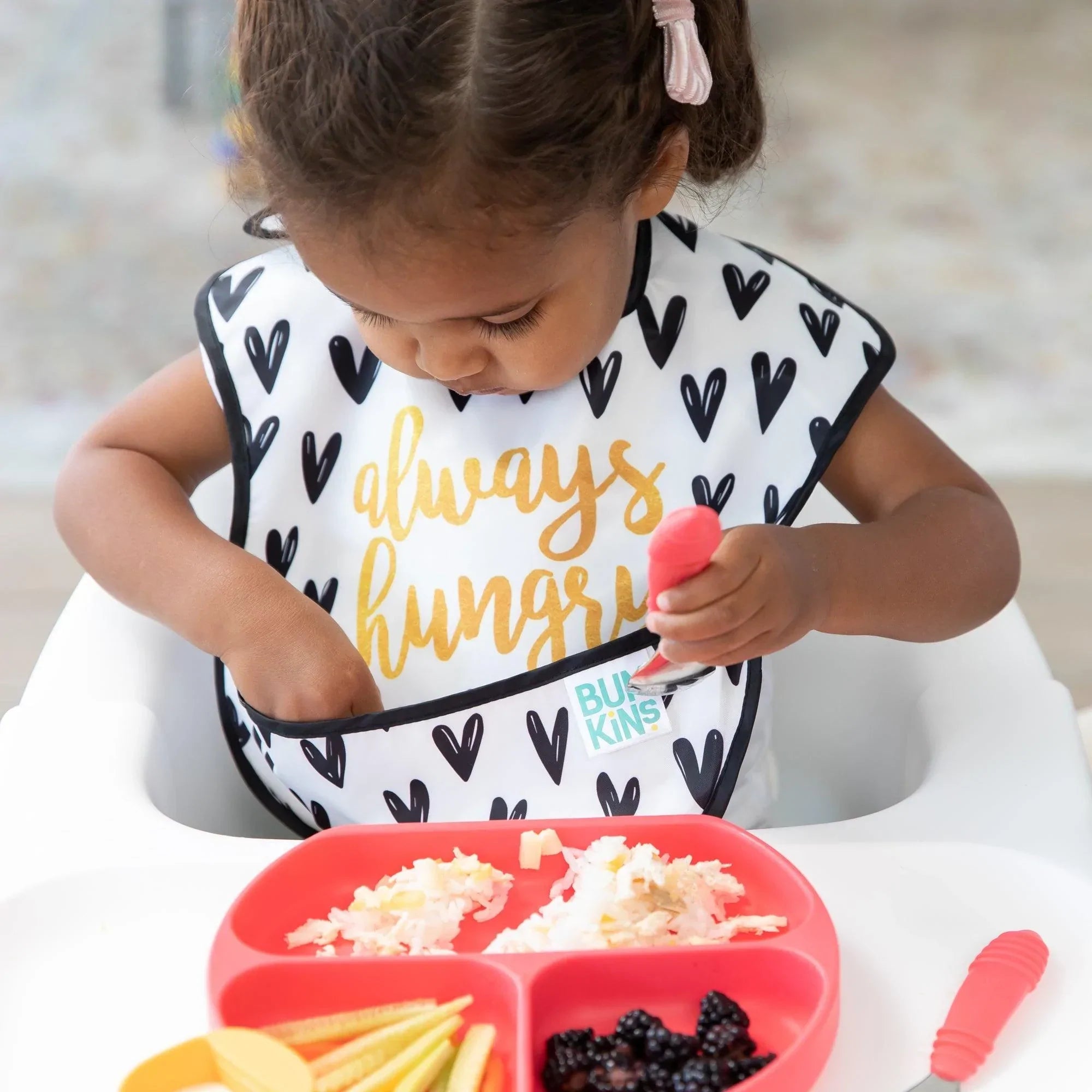 SuperBib® 3 Pack: Always Hungry, XOXO, & Hearts - Bumkins