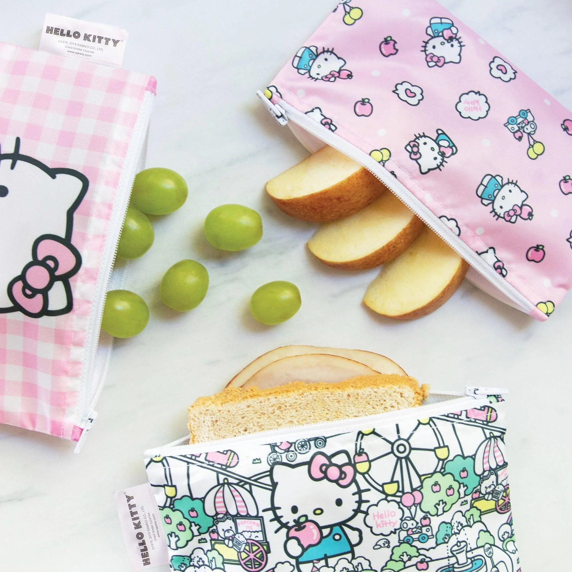 Reusable Snack Bag, 3-Pack: Hello Kitty® - Bumkins