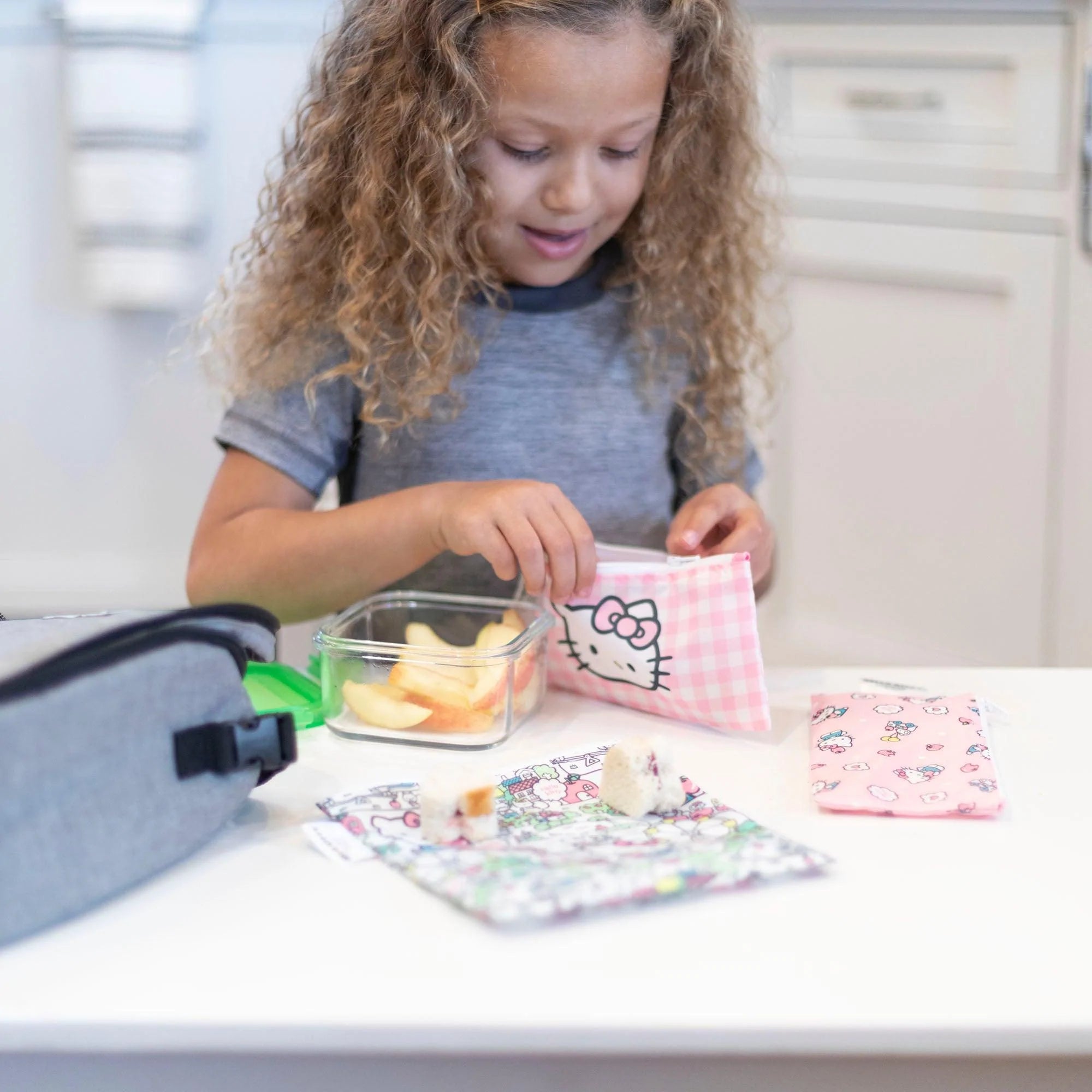 Reusable Snack Bag, 3-Pack: Hello Kitty® - Bumkins