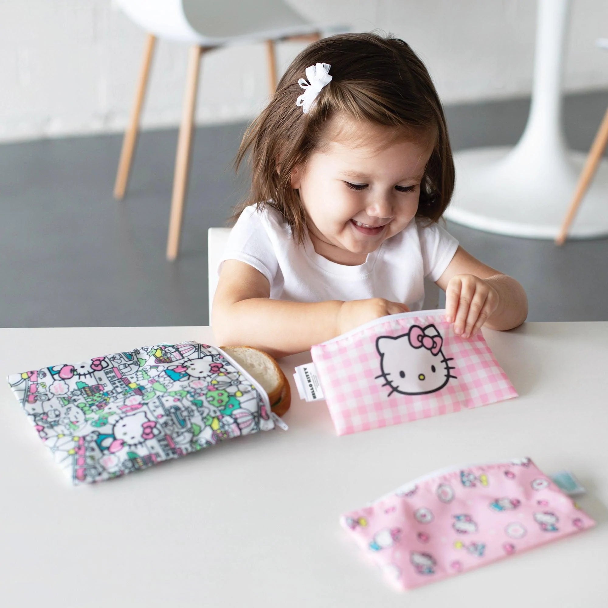 Reusable Snack Bag, 3-Pack: Hello Kitty® - Bumkins