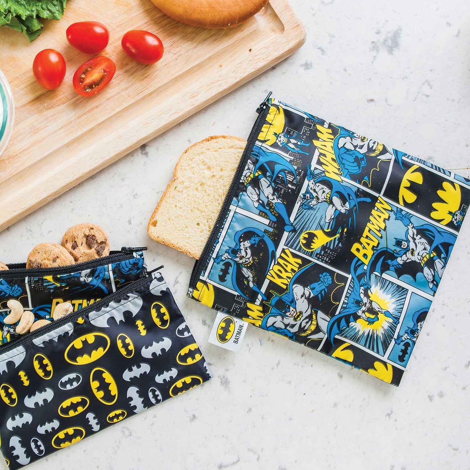 Reusable Snack Bag, Large: Batman - Bumkins