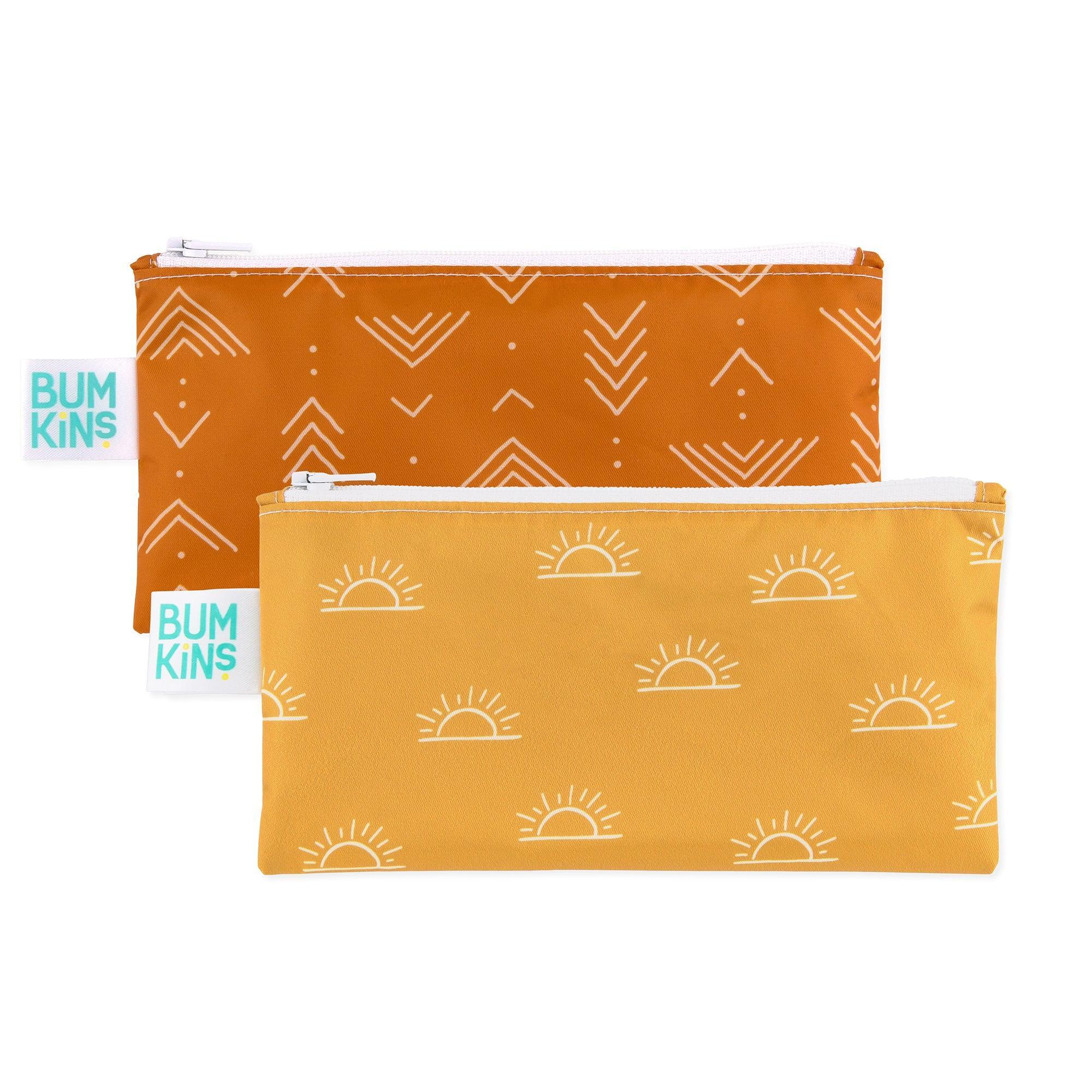 Reusable Snack Bag, Small 2-Pack: Sunshine and Grounded - Bumkins