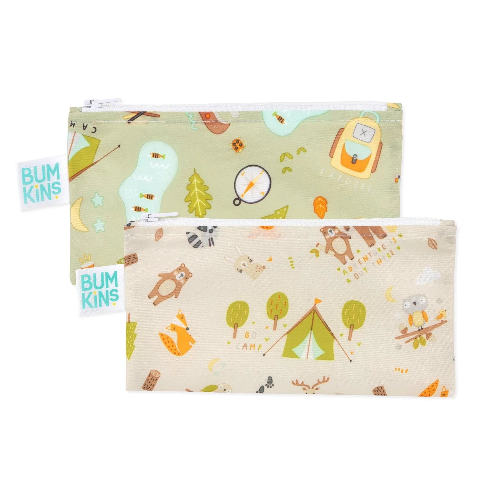 Reusable Snack Bag, Small 2-Pack: Camp Friends & Camp Gear - Bumkins