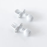 Bumkins Silicone Chewtensils®: Marble are displayed on a white background.