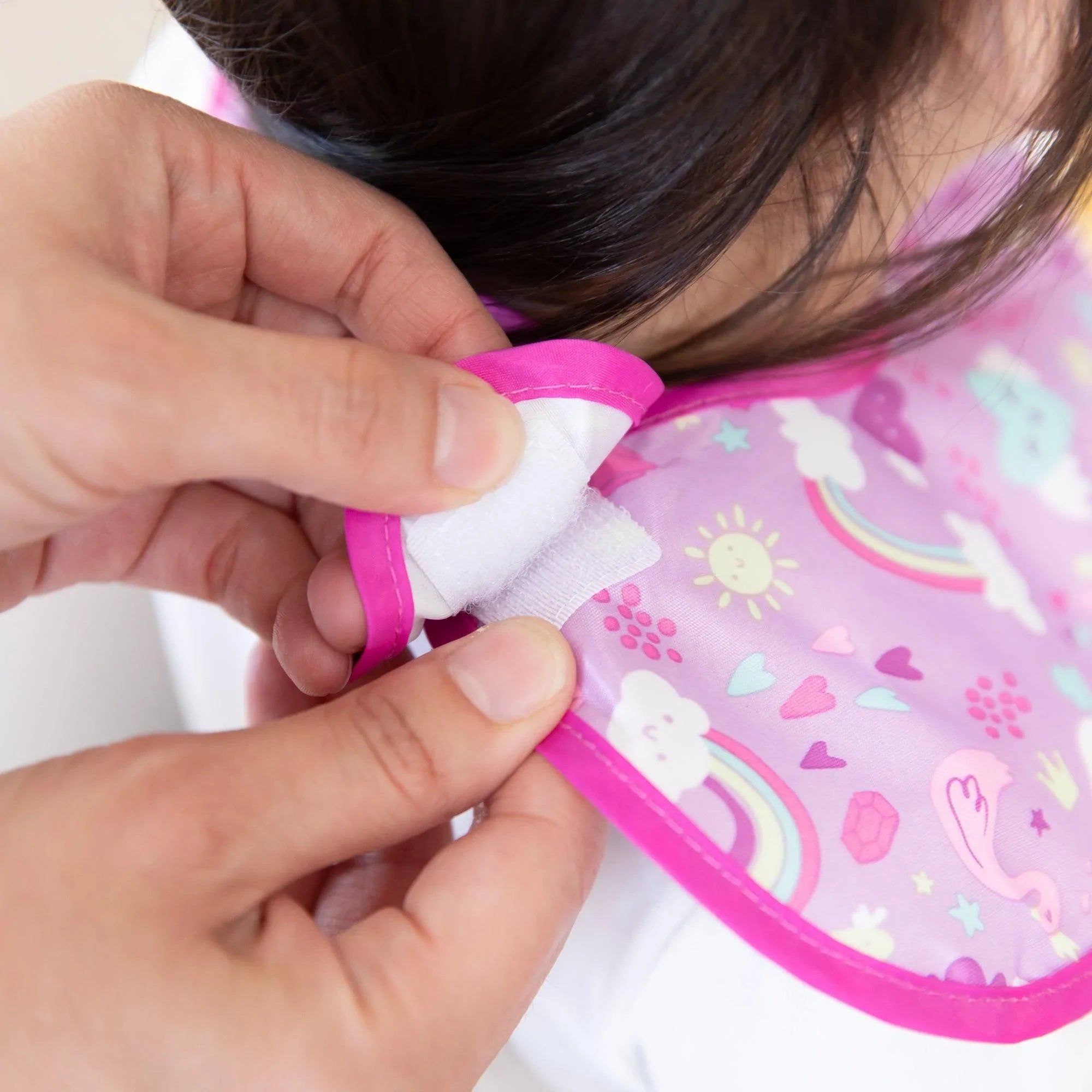Swap Pocket Bib: Unicorns & Rainbows - Bumkins