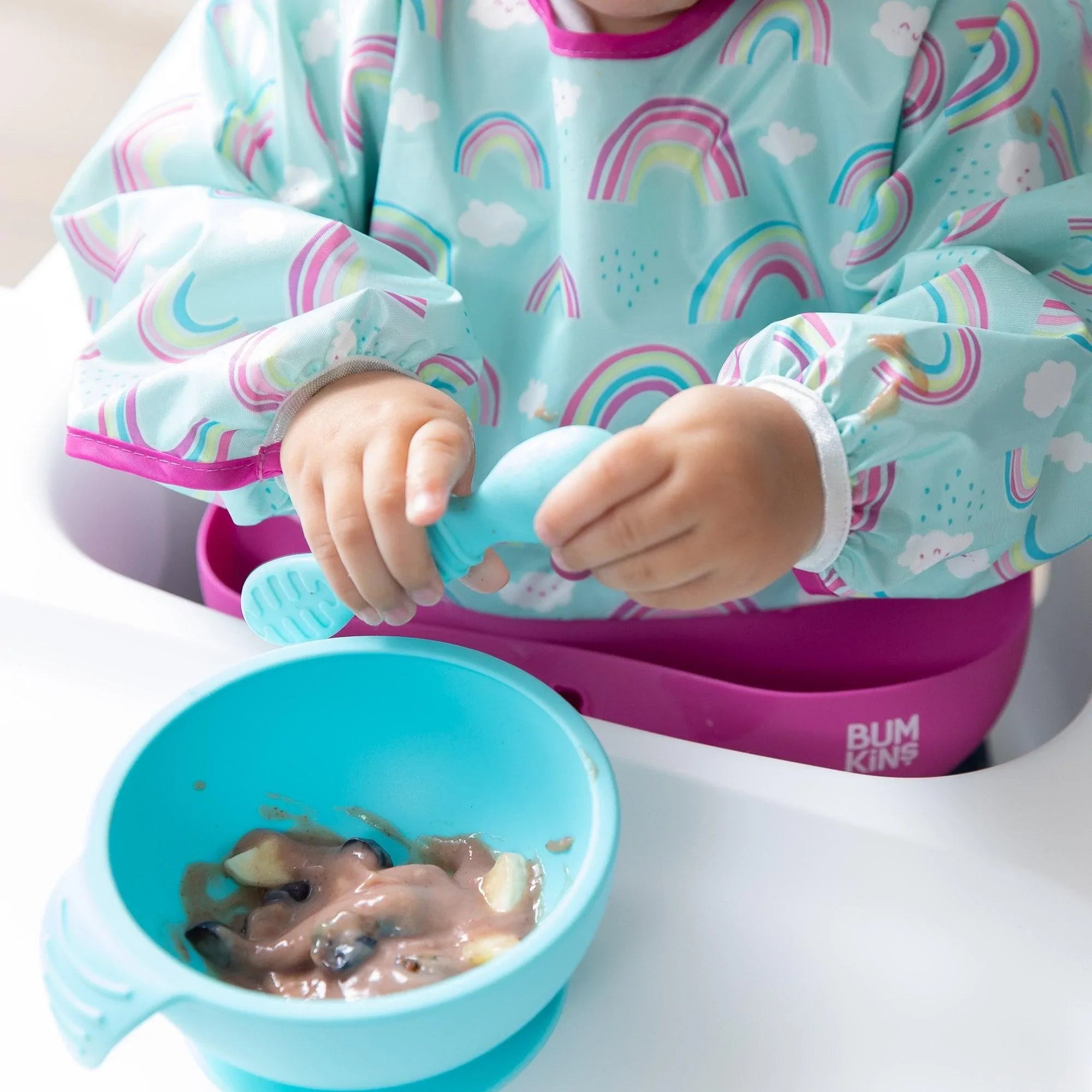 Swap Pocket Bib: Unicorns & Rainbows - Bumkins