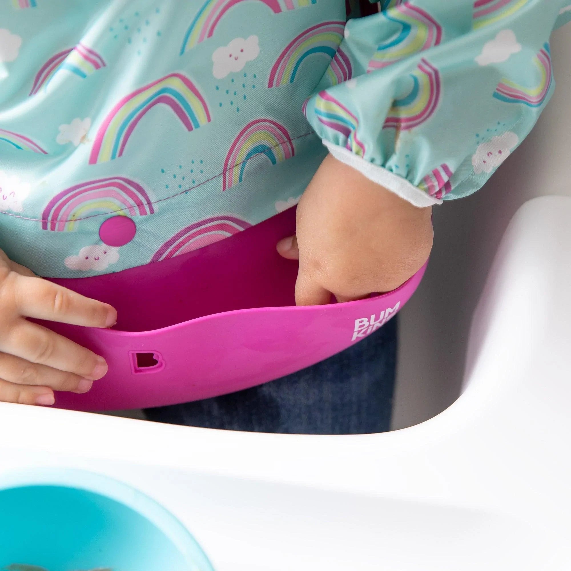 Swap Pocket Bib: Unicorns & Rainbows - Bumkins