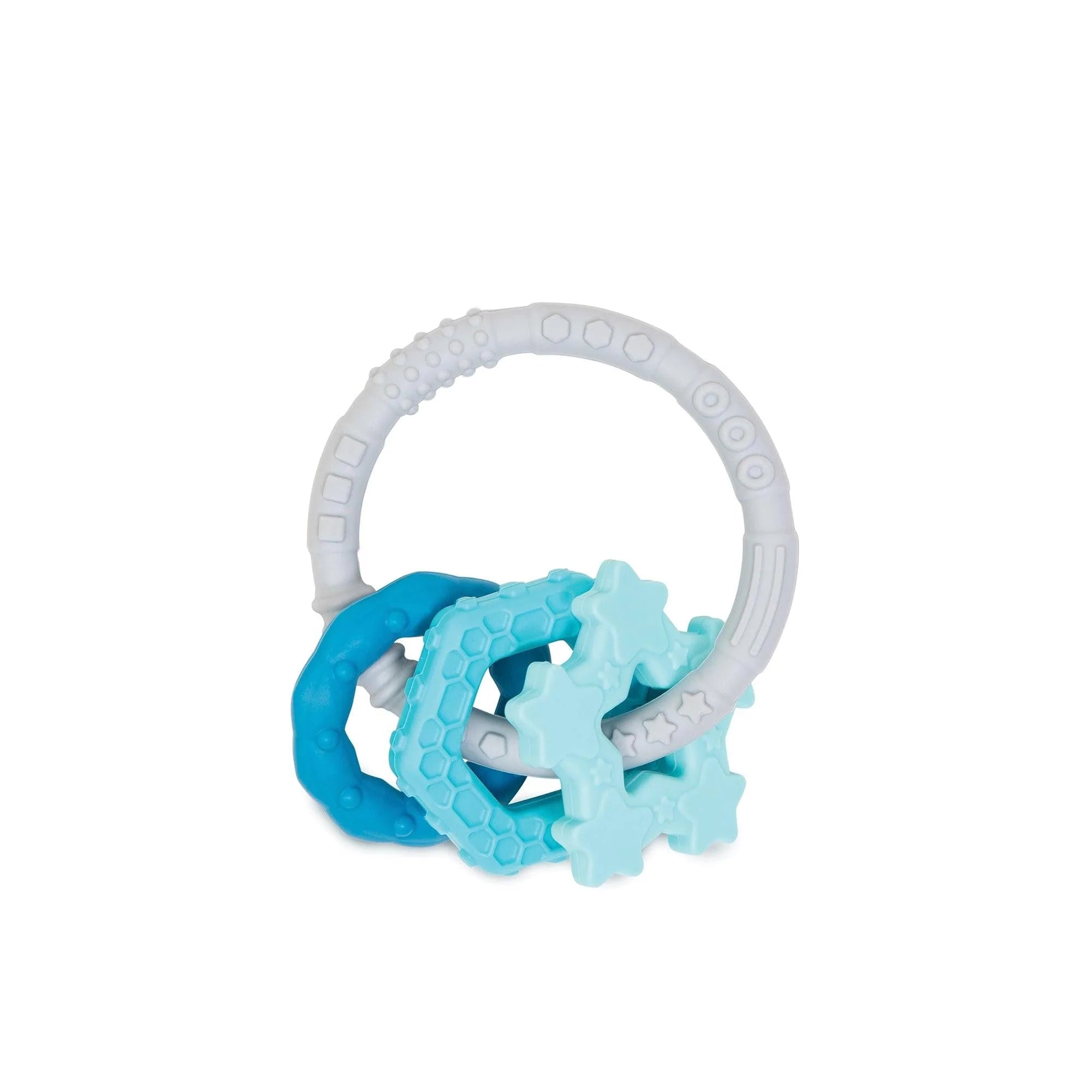 Blue teething deals ring