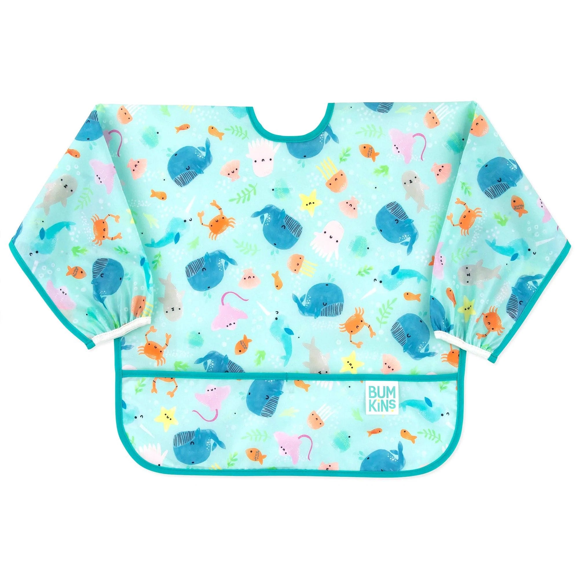 Bumkins bibs with deals sleeves