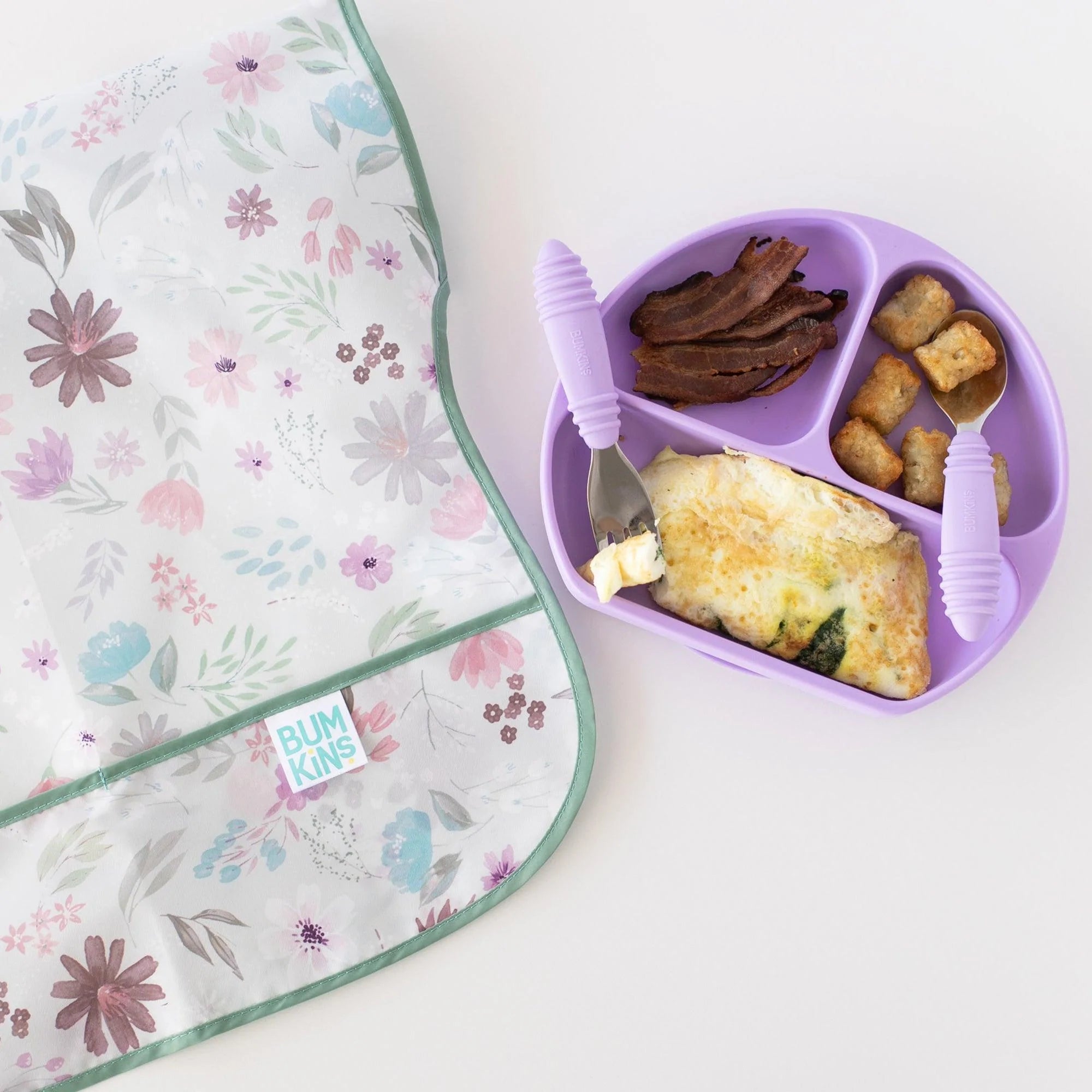 Junior Bib: Floral - Bumkins