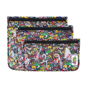 Clear Travel Bag 3-Pack: Super Mario™ Mashup - Bumkins