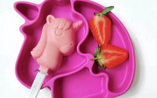 Strawberry Banana Popsicles with Greek Yogurt - Bumkins
