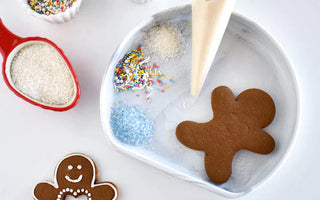 How to Make Homemade Gingerbread Cookies and Egg-Free Royal Icing - Bumkins