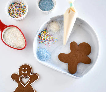 How to Make Homemade Gingerbread Cookies and Egg-Free Royal Icing - Bumkins