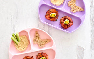 Spring-Themed Baked Vegetable Egg Nests & Raspberry Flaxseed Pancakes - Bumkins