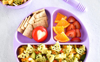 Easy + Delicious Chickpea Pesto Pasta Salad - Bumkins