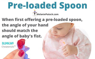 How to Boost Fine Motor Skills with a Pre-loaded Spoon - Bumkins