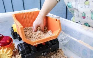 Sensory Play - Edible Baby Sand Recipe - Bumkins