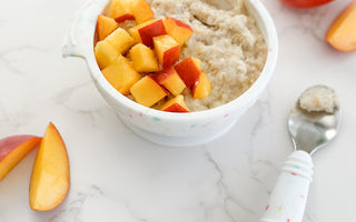 Quick & Easy Cinnamon Oatmeal with Nectarines