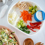 Kid-Friendly Chicken Veggie Salad w/ Homemade Ranch Dressing