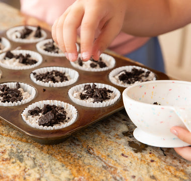 Kid Chefs: Fiona & Olivia’s No-Bake Oreo Cheesecake Bites