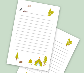 FREE Printable: Happy Camper Correspondence