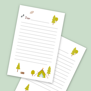 FREE Printable: Happy Camper Correspondence