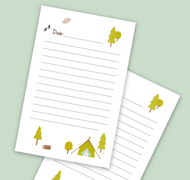 FREE Printable: Happy Camper Correspondence