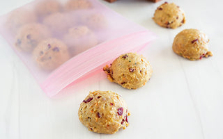 healthy breakfast cookies in freezer bag 