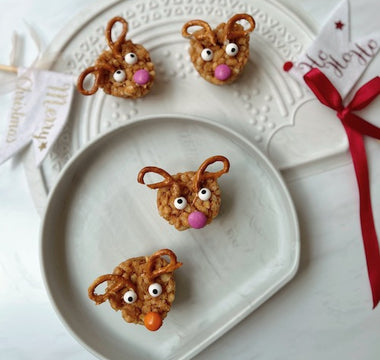 A Kid-Friendly Delight: DIY Rice Cereal Reindeer 🦌