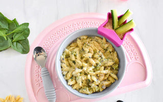 Meatless Monday: One-Pot Creamy Mushroom Spinach Pasta - Bumkins